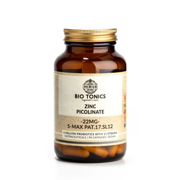 Bio Tonics Zink Picolinate 22mg 90 Veg Caps 1.webp