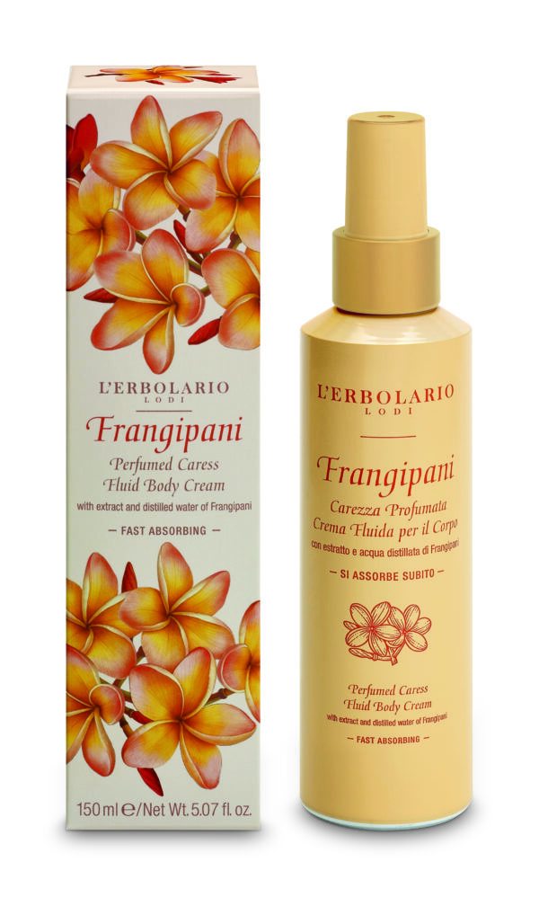 L'Erbolario Frangipani Crema Corpo Carezza Profumata Fluida 150ml