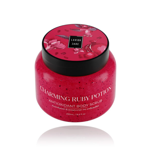 Lavish Care Charming Ruby Potion Body Scrub 250ml Tilted