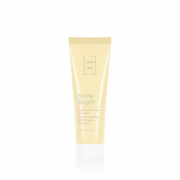 lavish care shine bright detoxifying k glow face mask maska prosopou gia apotoksinosi k lampsi 75ml