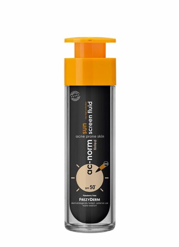 sunscreen acnorm tinted fluid 0