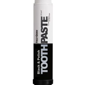 black polish frezyderm toothaste odontokrema gia leykansi stilvosi 75ml