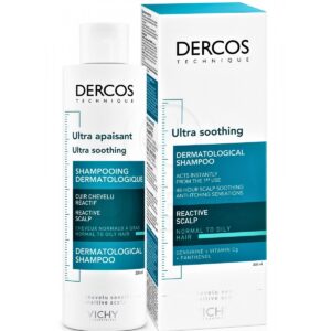 vichy dercos technique ultra soothing sulfate free shampoo for normal oily hair
