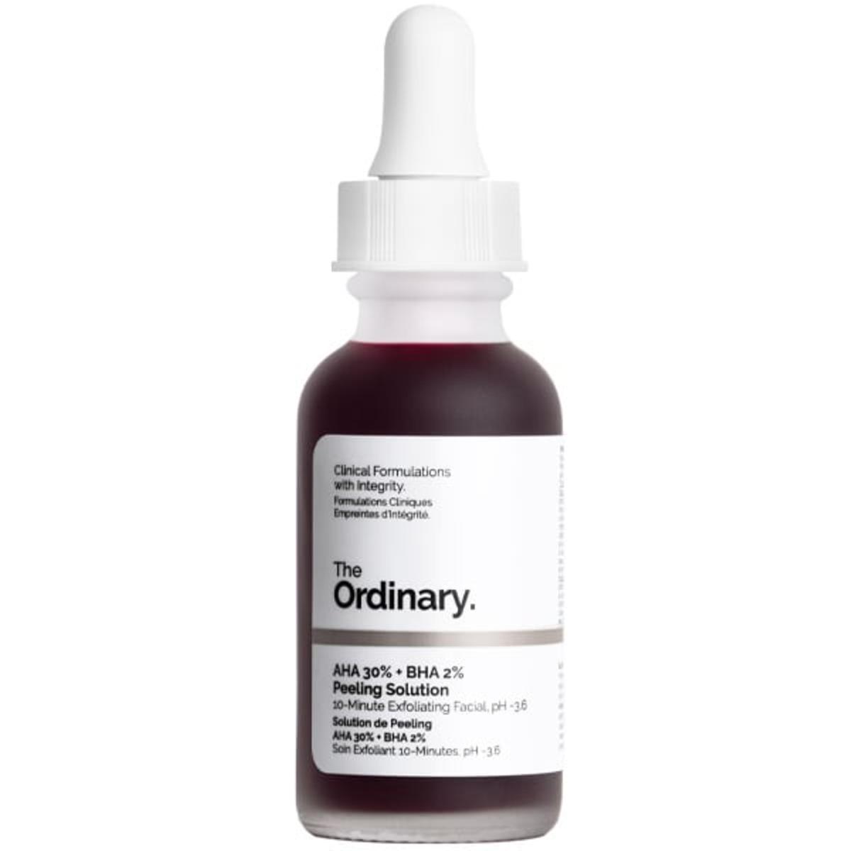 The Ordinary AHA 30% & BHA 2% Peeling Solution Ορός Εντατικής Απολέπισης, 30ml 1 aha