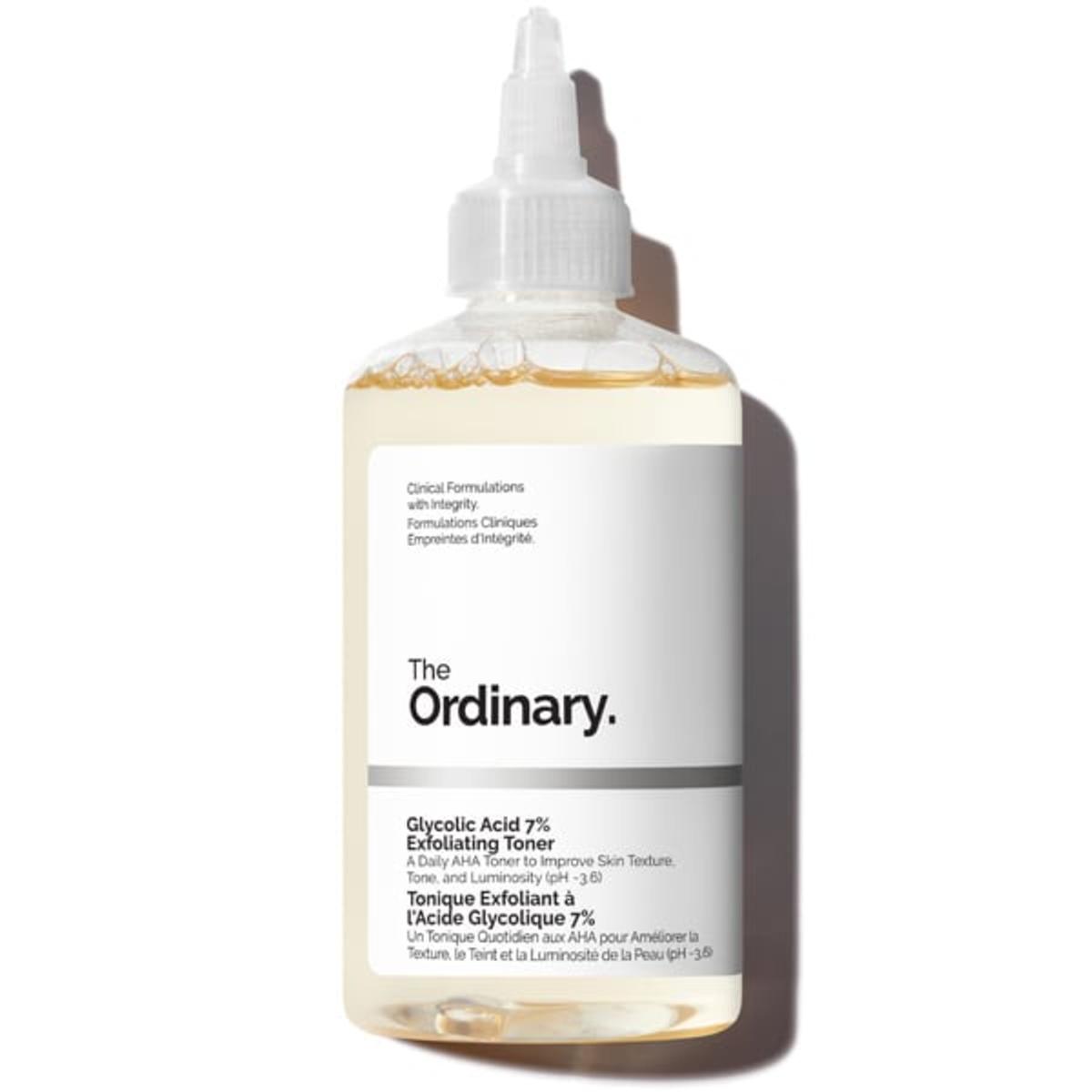 The Ordinary Glycolic Acid 7% Exfoliating Toner για Ήπια Απολέπιση σε Πρόσωπο & Τριχωτό, 240ml 1 gy